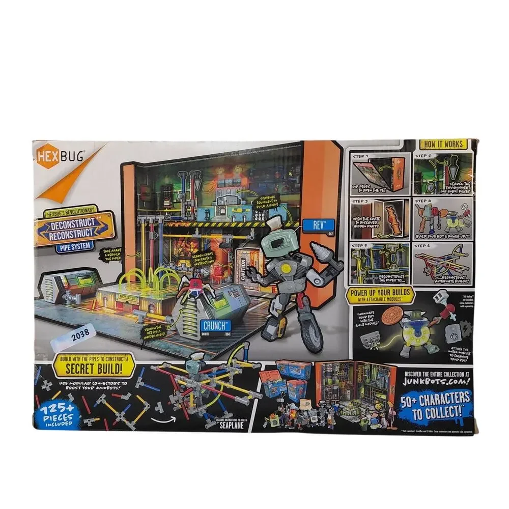 NEW HEXBUG Junkbots Rev’s Hideout Construction Kit NIB STEM Toy